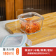 恩壽溯玻璃保鮮盒咸菜密封蘸料碗醬料汁便攜小飯盒帶蓋留樣盒便當調料碗 方形【耐高溫400度 】可蒸鍋微波 【處理    專(zhuān)屬特價(jià)款】