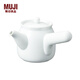 無印良品 MUJI 白瓷小茶壺 茶具M(jìn)DG53A9A 白色 約360mL