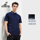 富鋌（FORTEI）【珠地吸濕透氣】短袖POLO衫男夏季輕薄中年男士翻領(lǐng)休閑T恤衫男