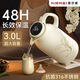恩爾美（nRMEi）保溫壺家用大容量316不銹鋼保溫48小時(shí)以上3L保溫水壺?zé)崴颗瘔? title=