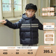 戴維貝拉（DAVE＆BELLA）冬裝新款防水兒童連帽羽絨服學(xué)院風(fēng)小男孩衣服中大童上衣女童外套 藏青色【現(xiàn)貨】 150cm（建議身高140-150cm）