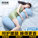 俞兆林睡覺(jué)抱枕女生睡覺(jué)專(zhuān)用夾腿側睡長(cháng)條夾腿抱枕孕婦抱睡枕側睡枕頭 【夏季冰絲睡覺(jué)抱枕】可拆洗【藍色】