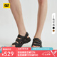 CAT卡特涼鞋沙灘鞋男鞋戶外休閑工裝涼鞋Giles3Strap商場(chǎng)同款 黑色 41