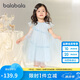 巴拉巴拉女童裙子兒童連衣裙2025夏裝中大童公主洋氣網(wǎng)紗裙子208225111028