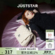 歐時納（JUST STAR）【張予曦同款】雙肩包女款2025年新款大容量通勤旅游背包學(xué)生書包 椰奶白-中號（可放11寸平板）