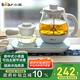 小熊（Bear）煮茶器煮茶壺 0.8L蒸汽噴淋式蒸茶壺養(yǎng)生壺電水壺?zé)崴畨?04不銹鋼燒水壺茶具黑茶ZCQ-A08E1