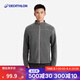 迪卡儂（DECATHLON）保暖戶外抓絨衣外套男女運(yùn)動(dòng)寬松秋搖粒絨外套沖鋒衣內(nèi)膽 男款-全拉鏈-深灰色 M