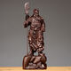 黑檀木雕關(guān)公佛像擺件實(shí)木雕刻大號(hào)武財(cái)神像家居客廳裝飾開(kāi)業(yè)送禮 黑檀木（立刀） 整木精雕關(guān)公【高28cm】
