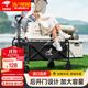 Aoran戶(hù)外露營(yíng)車(chē)折疊推車(chē)營(yíng)地車(chē)野營(yíng)車(chē)手拉拖車(chē)野餐車(chē)擺攤車(chē)兒童可躺 260L靜音實(shí)心輪+后開(kāi)模式
