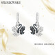 施華洛世奇（SWAROVSKI）SWAN 黑白雙色耳環(huán)女耳釘耳飾送女朋友生日禮物女5705728