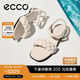 愛步（ECCO）涼鞋女 夏季低跟一字帶時(shí)裝涼鞋 雕塑233803 石灰色36