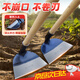 安達通 鋤頭 除草工具神器農用鋤頭鋤草專(zhuān)用錳鋼鋤把一體