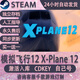 時(shí)島熱門游戲模擬器steam游戲cdkey激活碼單機(jī)電腦游戲兌換碼入庫pc 模擬飛行12 X Plane 豪華版（本體+DLC）