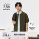 KOLON SPORT/可隆短袖 男子戶(hù)外休閑運(yùn)動(dòng)DAY PACK襯衫 LHSH4MTK59-KK 卡其色 L 175/96A
