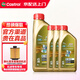 嘉實(shí)多極護(hù)機(jī)油全合成5w-30/5w-40/0w-20/0W-40 汽車小保養(yǎng)套餐 極護(hù)全合成0W-20 1Lx4路虎捷豹專享