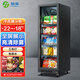 加承冷凍展示柜立式全屏商用冰箱大容量速凍食品海鮮肉類(lèi)速凍柜風(fēng)冷無(wú)霜低溫柜超市冰淇淋雪糕保鮮冷柜 -22℃~-18℃冷凍單門(mén)620*635*1800
