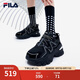 斐樂（FILA）官方摩登運動鞋女潮流厚底鞋休閑鞋AURORA歐若拉 黑-BK 38