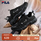 FILA 斐樂(lè)貓爪鞋4代男鞋復(fù)古老爹鞋時(shí)尚休閑運(yùn)動(dòng)鞋透氣厚底鞋貓爪6 黑-貓爪6夏 F12M522111FBD 42