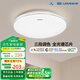 松下（Panasonic） led客廳吸頂燈臥室調(diào)光調(diào)色簡(jiǎn)約現(xiàn)代兒童房圓形燈具 36W素白+銀飾帶HHXN4038L