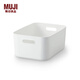 無(wú)印良品（MUJI）  聚乙烯軟盒 收納盒 小雜物 25.5*36*16cm 中