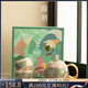 陶羽琺瑯彩國(guó)潮孔雀功夫茶具一壺兩杯家用泡茶壺陶瓷小套裝泡茶器喝茶 國(guó)潮孔雀韻龍旦壺3入