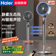 海爾（Haier）【直流變頻電機(jī)】空氣循環(huán)電風(fēng)扇智能語音辦公室落地電扇立式循環(huán)扇家用風(fēng)扇輕音節(jié)能省電落地扇 【3D循環(huán)送風(fēng)智能語音】HFX-Y2353AP