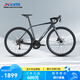 喜德盛公路自行車2025款RC300碟剎X6鋁合金內(nèi)走線車架Claris2*8速變速 灰/黑 480mm