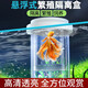 歡刻魚(yú)缸隔離盒懸浮雙層孵化器魚(yú)苗隔離孔雀魚(yú)繁殖盒迷你鸚鵡魚(yú)繁殖罐 懸浮式雙層（大中號套裝）