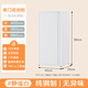 漢寓漢寓陽臺柜玄關(guān)柜鋼制儲物收納鐵皮柜家用鞋柜防潮帶鎖雜物柜子 Mona 豪華白 【升級款加厚鋼板】