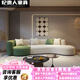 妃貴人2025新款簡(jiǎn)約布藝沙發(fā)客廳家用異形云朵沙發(fā)休閑沙發(fā)奶油弧形沙發(fā) 絲滑牛奶絨(左貴妃)-支持定制 四人240CM+單人座