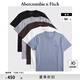 ABERCROMBIE & FITCH男裝25夏季新款5件組合套裝經(jīng)典小麋鹿重磅短袖T恤KI124-5045 灰色多色 M (180/100A)