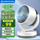 艾美特（AIRMATE）空氣循環(huán)扇家用節能小型落地電風(fēng)扇四季循環(huán)對流換氣桌面小風(fēng)扇大風(fēng)量宿舍臺式搖頭輕音電扇 X28