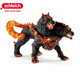 思樂(lè)（Schleich S）仿真動(dòng)物模型艾蘭德火鷹冰怪破冰龍女孩男孩玩具 地獄犬42451