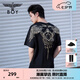 BOY LONDON【暗黑羅盤(pán)】夏情侶款短袖權(quán)杖印花炸街潮牌T恤N01906 N0103902 L