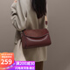 viney牛皮包包女包品牌斜挎枕頭包輕奢單肩包生日禮物高級(jí)感送女友老婆