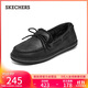 斯凱奇（Skechers）女鞋秋冬加絨保暖單鞋輕便舒適休閑鞋樂(lè )福鞋一腳蹬167687