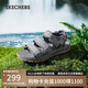 斯凱奇（Skechers）七夕禮物涼鞋男士夏季透氣運(yùn)動(dòng)涼拖鞋男鞋平底踩屎感沙灘鞋237586