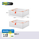 宜家（IKEA）PARKLA派克拉儲(chǔ)物袋整理袋收納袋衣物手提被子搬家便攜 儲(chǔ)物袋55x49x19cm*2