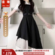 蕓蕁裙子女夏季2025新款蕓蕁夏季新款法式不規(guī)則背帶連衣裙+短袖襯衫+ [三件套]襯衫+背帶裙+半身裙 XL