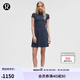 lululemon丨Pique 女士高爾夫珠地短袖休閑連衣裙 LW1FBIS 恣意藍(lán)/恣意藍(lán)/白 M /8