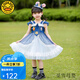 G.DUCKKIDS女童連衣裙夏季朱迪兔子洛麗塔公主裙男童短袖六一兒童節(jié)表演服 女童 130 （建議身高120cm 8-9歲）cm