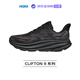 HOKA ONE ONE男士CLIFTON 9系列緩沖輕便休閑運(yùn)動(dòng)鞋 李現(xiàn)同款 黑色 42(8.5)