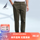 諾帝卡（NAUTICA）【單件直降】春夏新款棉氨親膚柔軟舒適經(jīng)典休閑褲PC4310 炭灰色0PB 30