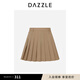 DAZZLE 地素半裙棕色地素百褶裙 棕色 S