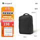 WINPARD/威豹背包男雙肩包簡(jiǎn)約商務(wù)14英寸電腦包通勤新款雙背旅行包 黑色小號（可放14寸電腦）