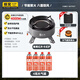 北樂卡式爐戶外爐具分體式防風(fēng)紅外線燃?xì)鉅t灶野外野炊露營瓦斯卡磁爐 【灰色】紅外線聚能猛火爐+4瓶氣