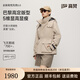 高梵風(fēng)殼5.0黑金鵝絨服羽絨服25新款顯高顯瘦女冬季連帽收腰短外套 鎏金1號 S