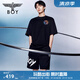 BOY LONDON【范丞丞同款】潮牌男女同款春夏涂鴉朋克運(yùn)動(dòng)短褲N13901 黑色 M