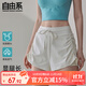 自由系運動(dòng)短褲女夏季新款假兩件防走光跑步健身三分褲普拉提網(wǎng)球瑜伽褲