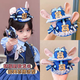 SNQP兒童兔子警官朱迪頭飾女童新款蝴蝶結發(fā)飾小女孩飄帶發(fā)夾 兔子警官兔耳帽發(fā)夾